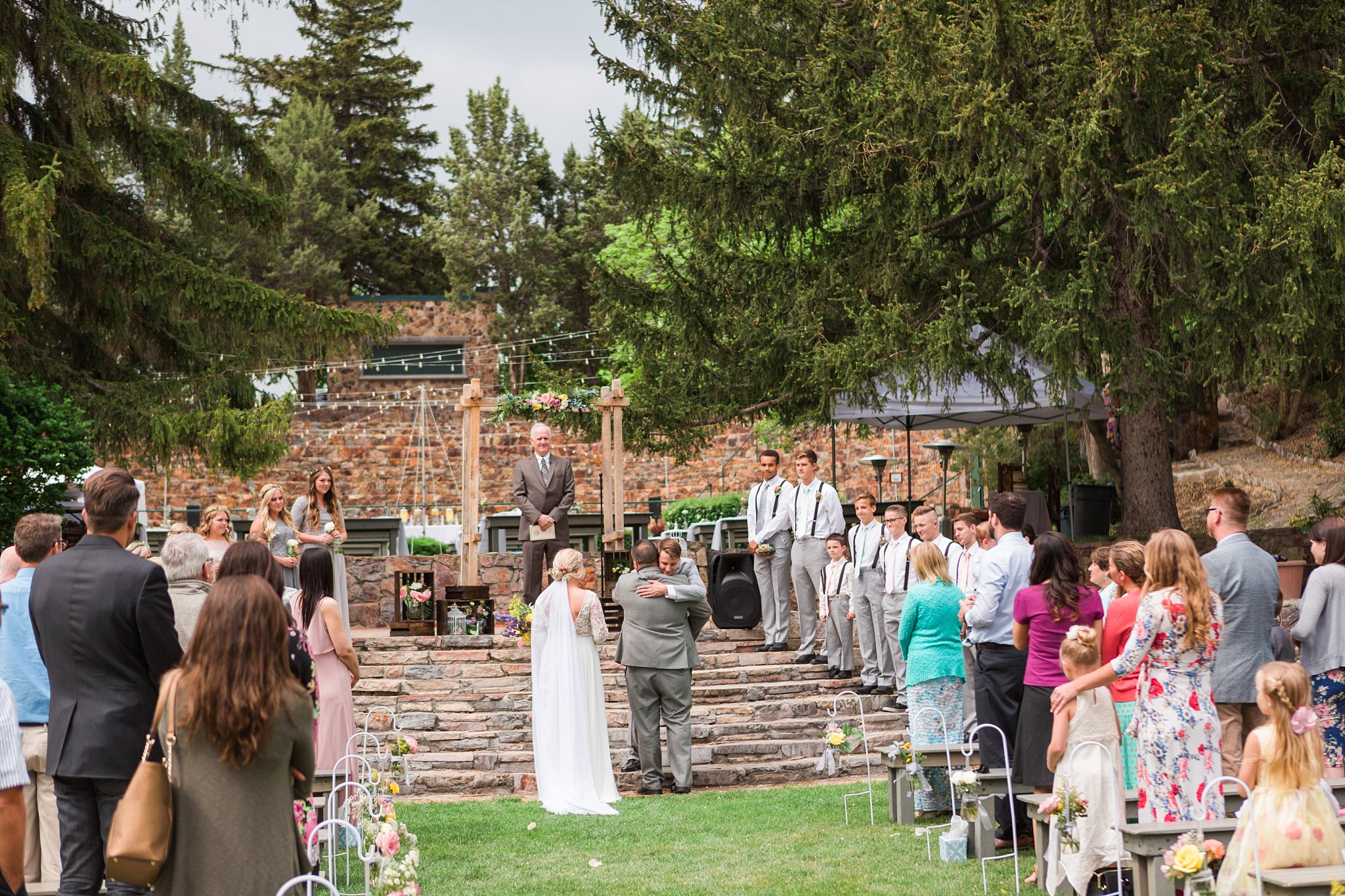 American Fork Amphitheater May Wedding Ashley DeHart Photography