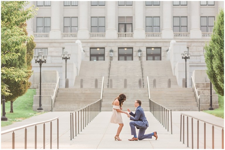 Utah State Capitol Proposal - Utah Wedding Photographer, Ashley DeHart