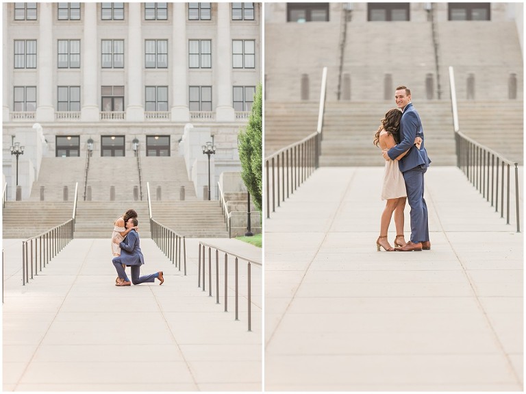 Utah State Capitol Proposal - Utah Wedding Photographer, Ashley DeHart