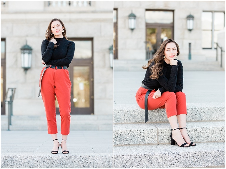 High School Senior Class of 2020 at Utah State Capitol - Ashley DeHart Photography