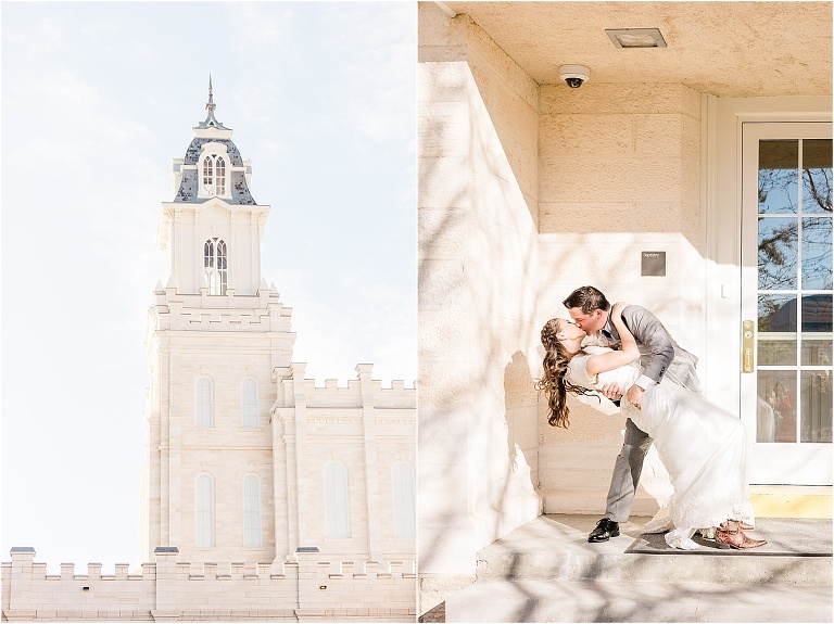 Manti LDS Wedding - Ashley DeHart Photography