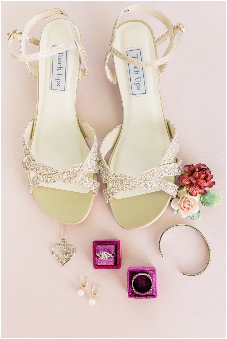 Wedding Shoes and accessories detail shot