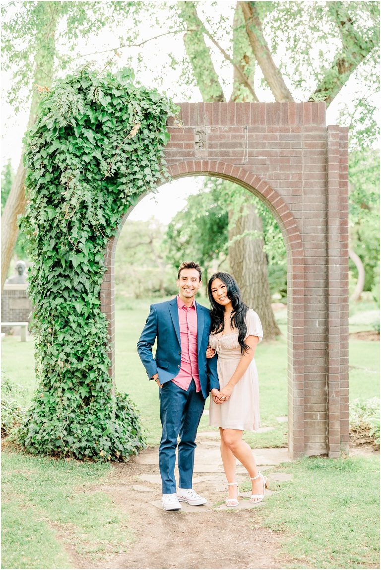 International Peace Garden Engagement Session in Salt Lake City - Utah Wedding Photographer