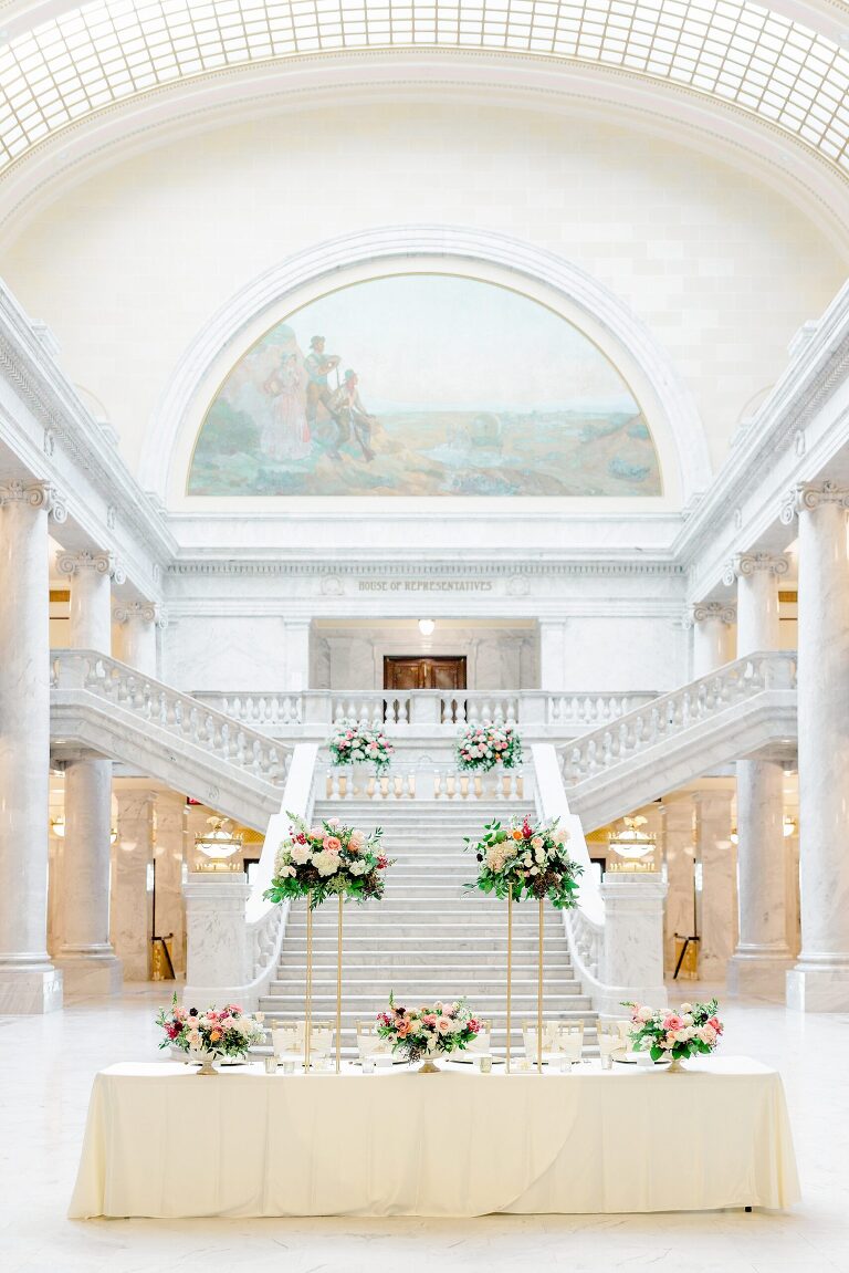 Utah State Capitol Wedding Venue - Ashley DeHart Photograpohy