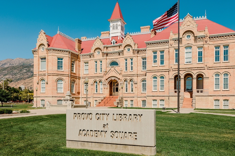 Provo City Library Wedding | Ashley DeHart Photography