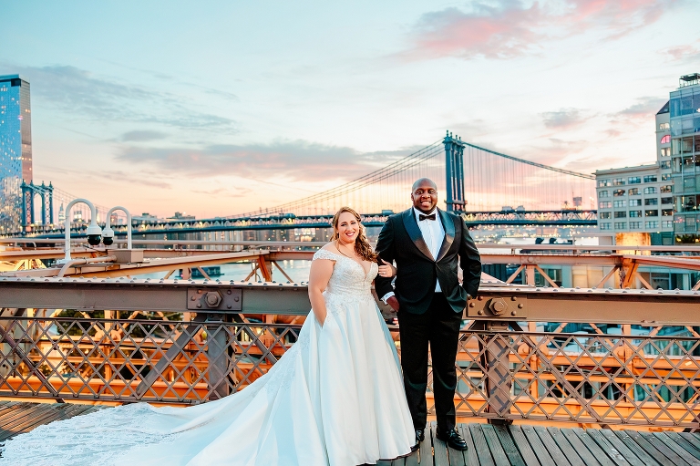 NYC Brookyln Bridge Wedding | Ashley DeHart Photography