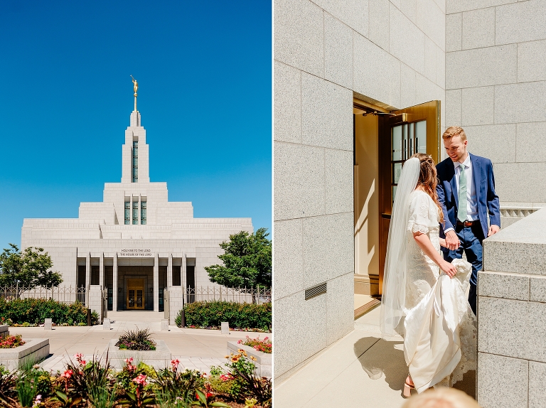 Draper Temple Wedding + Backyard Reception | Utah Wedding Photographer Ashley DeHart