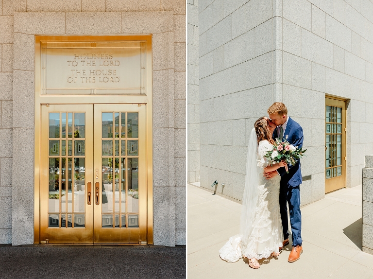 Draper Temple Wedding + Backyard Reception | Utah Wedding Photographer Ashley DeHart